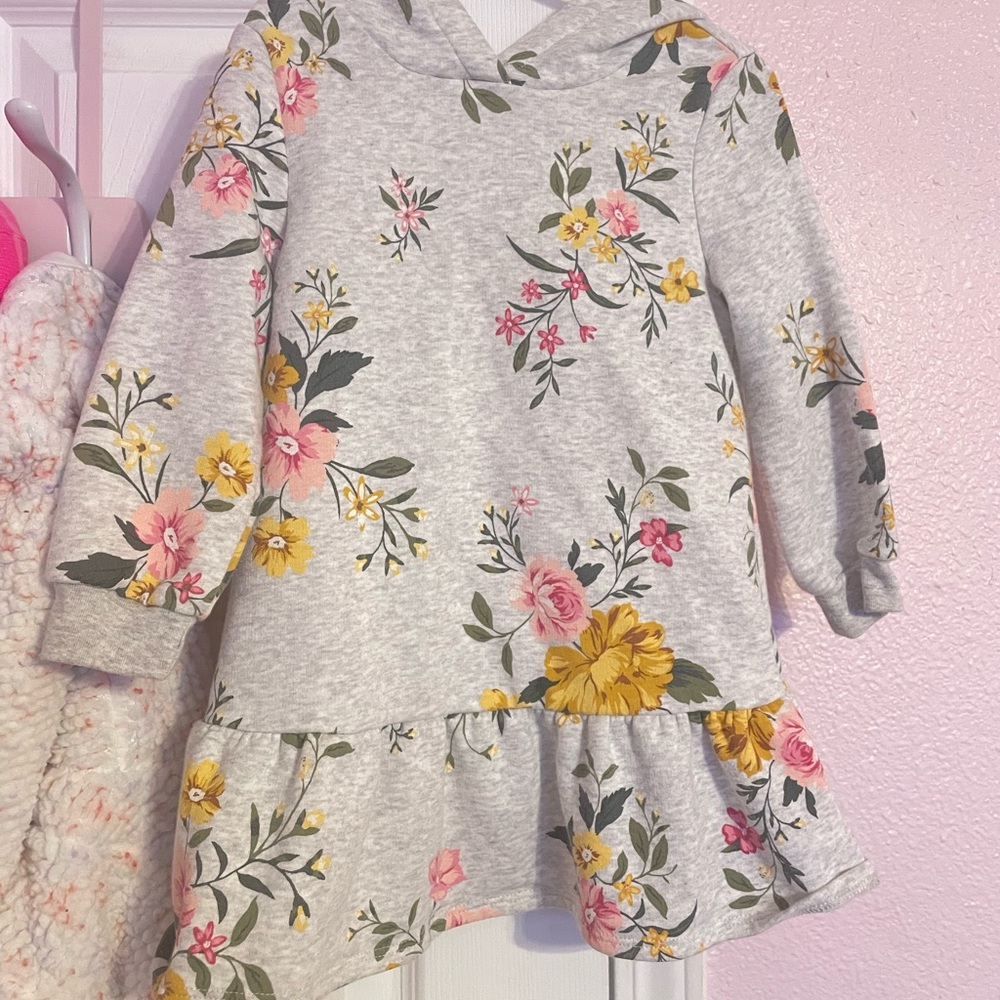 Toddler girls sweatshirt dress